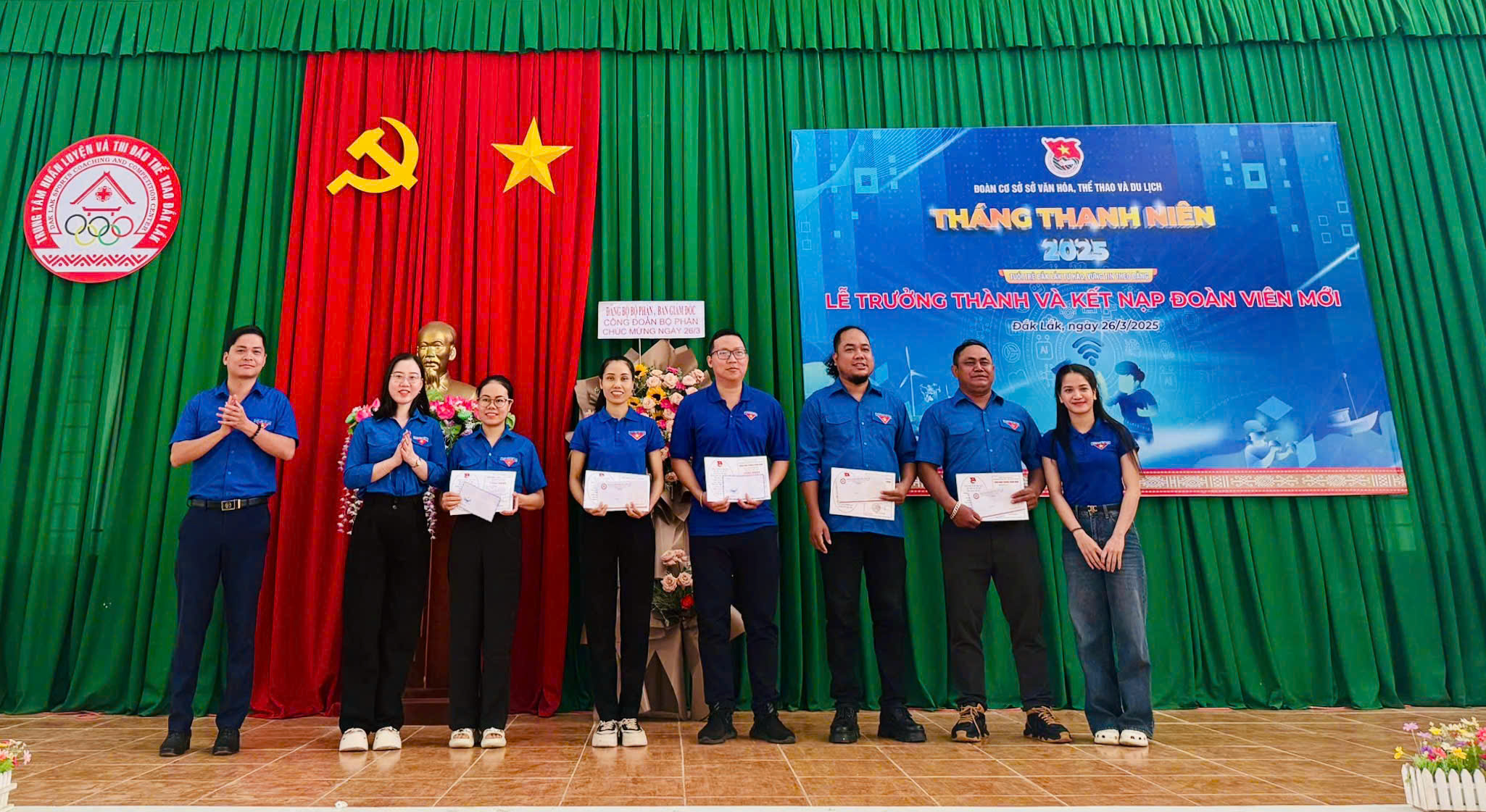 Chi đoàn Trung tâm Văn hóa - Du lịch tỉnh tham gia các hoạt động ý nghĩa trong Tháng Thanh niên năm 2025